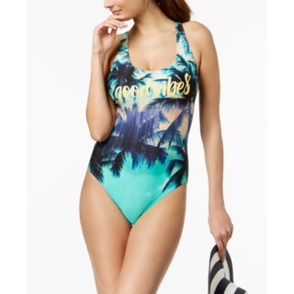 Calvin Klein Cross-Back One-Piece Swimsuit, Created for Macy's Women's Swimsuit